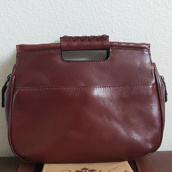 EUC Patricia Nash Ovodda Leather Satchel/Crossbody British Tan